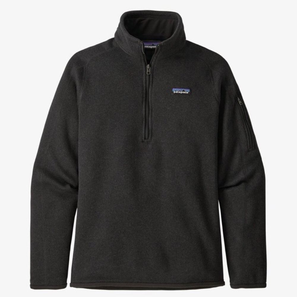 Women’s Patagonia Better Sweater Black 1/4 Zip S